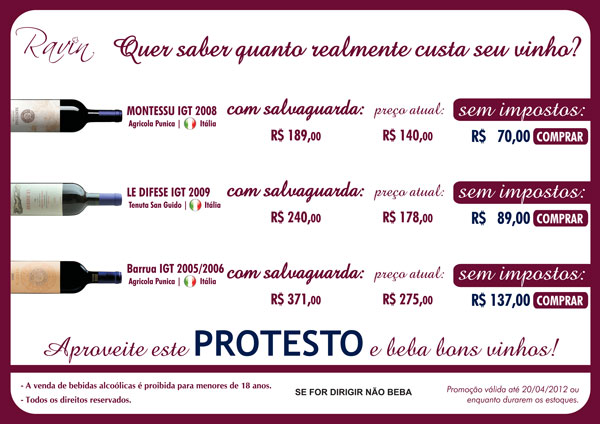 Vinhos-sem-Impostos---email-mkt Ravin protesta contra a Salvaguarda - EXCELENTE AÇÃO!